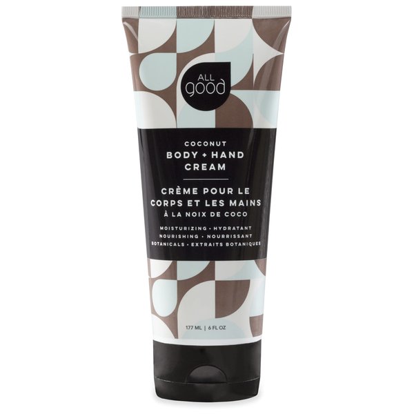 All Good Hand & Body Lotion | Moisturizing Organic Lotion for Dry Skin, Hands & Body | Essential Oils, Calendula, Cocoa Butter | Whipped Texture, Non-Greasy Body Butter, Vegan(Coconut)