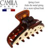 Camila Paris CP2678 French Hair Clip for Women, Double Wave, Girls Hair Claw Clips Jaw Fashion Durable and Styling Hair Accessories for Women, Strong Hold No Slip Grip, Made in France