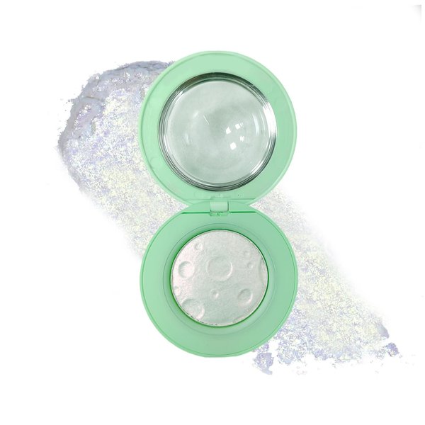 WALULAN Face Highlighter,Shimmer Highlighter Makeup, High Gloss Powder With Fine Shimmer and Delicate Texture, Enhancing the Atmosphere and Brightness