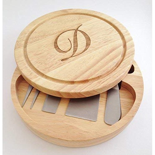 Round Cheese Board with Tools