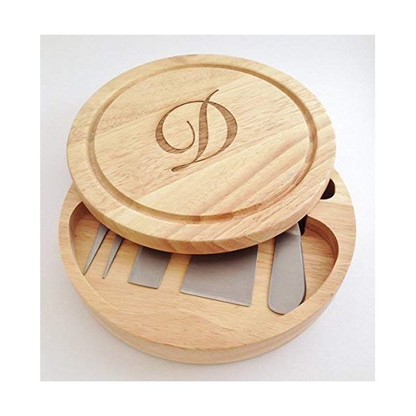 Round Cheese Board with Tools