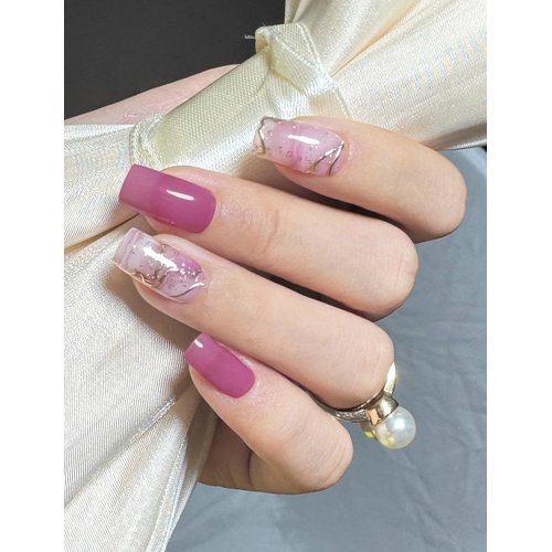 22 Pcs Gel Nail Stickers, No UV Lamp Required, No UV Gel Nail Strips, Long Lasting, Easy to Apply and Remove (Gold Strips)