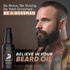 Bossman Brands Beard Oil 2oz All Natural Oils with Essential Oil Scent (Stagecoach)
