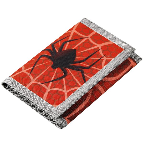 Lamiza RFID Kids Wallet for Boys Girls, Little Boys Wallet for Kids with Magic Sticker, Toddler Wallet for Boys with Coin Pocket, Spider Wallet Boys for Christmas/Birthday Gift Ideas