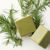 SIMPLUT Rosemary & Tea-Tree Scalp Purifying Shampoo Bar with Keratin, Panthenol, Biotin and Argan-Oil (5.2oz) | Vegan Hair Moisturizing Nourishing Soap Bar | Aromatherapy Care Deep Cleansing