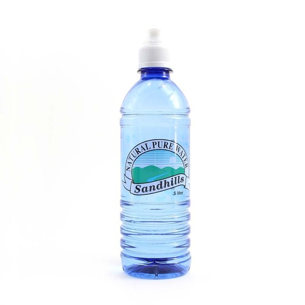 Sandhills Natural Bottled Water - Pure Water - 1/2 Liter