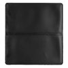 Black Vinyl Checkbook Cover, Top Tear Personal Vinyl Checkbook Cover
