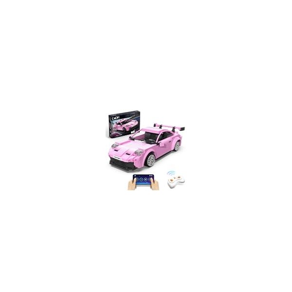 CaDA Remote Control Car Building Kit, STEM RC Car Blocks Toys for Girls Age 8+, APP Scratch Programming Educational Project Ideal Gift Construction Vehicles Collection Model Set for Kids Adults