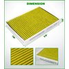 COCOAUTO Cabin Air Filter for 2022-2023 Toyota Tundra,2018-2023 Lexus LS500 LS500H,2023 Sequoia,2021-2023 Mirai,replace 8713950110