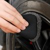 3 PCS Tire Shine Applicator Sponges, Microfiber Tire Brightener Applicator Pad Durable and Reusable Tires Dressing Applicators Pad, Tires Applicator-Pad for Car Detailing Cleaning Sealant Conditioner
