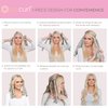 Octocurl Heatless Curls Headband - Hair Curlers for Overnight Curls, Heatless Curlers, Hair Curlers to Sleep In, Heatless Hair Curler, Curlers No Heat, Hair Rollers for Long Hair (Cotton - Lilac)