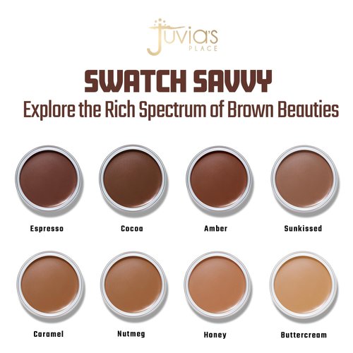 Juvia's Place Bronzed Cream Bronzer Espresso - Creamy Bronzing Makeup Beauty Glow Sun Kissed Cheek Shimmer Contour Long Lasting Finish Pigmented Bronze Light Buildable Blendable