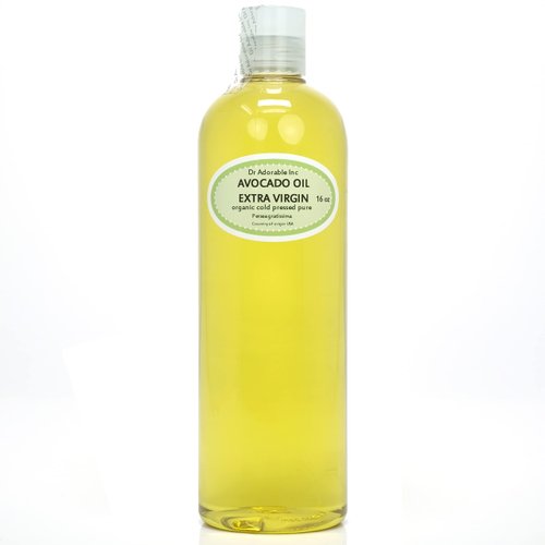 Dr Adorable - 16 oz - Avocado Oil UNREFINED - 100% Pure Natural Organic Cold Pressed Extra Virgin Raw