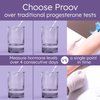 Proov PdG - Progesterone Metabolite – Test | Only FDA Cleared Test to Confirm Successful Ovulation at Home | 1 Cycle Pack | Works Great with Ovulation Tests | 5 PdG Test Strips