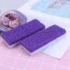 2pcs Foot Care Exfoliator Pedicure Tool Foot Pumice Stone Block Remover Scrubber Dead Hard Skin Remover Cleaner remover for feet(Purple)