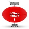 Nxtrnd One Football Mouth Guard, Strap Included, Fits Adult & Youth (Red)