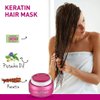 Jenoris Keratin Hair Mask 8.45 fl.oz Blend of Natural Keratin and Pistachio Oil to complete the nourishing Omega 3-6-9 Complex for dry hair and post-straightening treatments.