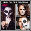 White Face Body Paint Pro Water Based Face Paint Washable for Adults and Kids,Halloween SFX Cosplay Clown Zombie Vampire Skeleton Stage Makeup-White