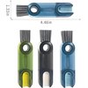 3 in 1 Cup Lid Cleaning Brush Set Multifunctional Bottle Brush Cleaner Tiny Bottle Cup Lid Brush Straw Cleaner Tools Mini Silicone Bottle Cup-Holder Cleaner