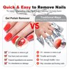 LOUINSTIC Gel Nail Polish Remover -Quickly Remove Gel Polish in 2-5 Minutes(2pcs)