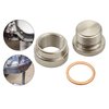 FZJDSD 12MM KIT STEEL BUNG & STEEL PLUG + WASHER Transmission sump drain plug (weld in)