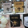 AMOR PRESENT FREESOOTH Bible Keychain, 12 PCS Miniature Real Bible Key Chains Handbag Pendant Xmas Gift with Magnifying Glass