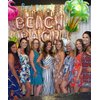 JeVenis Set of 5 Beach Bach Balloons Flamingo Bridal Shower Decor Beach Bachelorette Party Decorations Kit Bachelorette Party Balloons Beach Bachelorette Decor