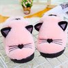 Anddyam Kids Family Cute Cat Household Anti-Slip Indoor Slippers for Girls and Boys (Big Kid (9-12 Years), Pink)