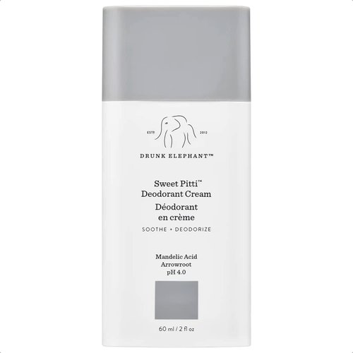 Drunk Elephant Sweet Pitti Deodorant Cream. Soothing and Moisturizing Underarm Deodorizing Cream (60 mL / 2 Fl Oz)