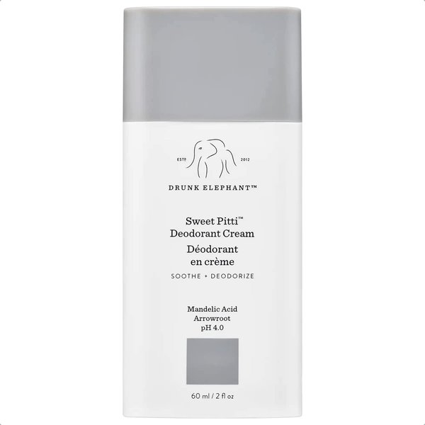 Drunk Elephant Sweet Pitti Deodorant Cream. Soothing and Moisturizing Underarm Deodorizing Cream (60 mL / 2 Fl Oz)