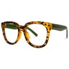 Zeelool Unisex Retro Oversized Square Blue Light Blocking Glasses Harrell ZOP049594-07 Tortoise
