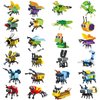 IAMGlobal 24 Mini Animal Building Blocks Toy Set, Animals Figures Stem Toys, Party Favor, Goodie Bags, Birthday, Carnival Prizes for Kids