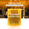 Suncala Memory Card Compatible with Gamecube and Wii Console, 1024MB Memory Card for Nintendo Gamecube
