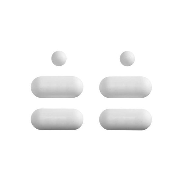 Duravit Toilet Seat Buffer Set To Fit Only 2Nd Floor Starck 3 Without Soft-Closing Mechanism, Starck X, 1001770000