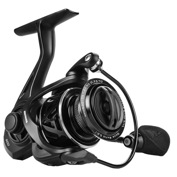 KastKing Zephyr Spinning Reel Green Size 3000,Light to 5.6oz, 7+1BB Smooth Powerful Fishing Reel, Fresh&Saltwater Fishing Reel, Oversized Stainless Steel Main Shaft