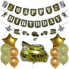 Pirese Army Happy Birthday Banner, Army Birthday Party Decorations for Boys, Camo Birthday Party Decorations | Military Birthday Party Decorations | Camo Party Supplies | Army Themed Party Decorations