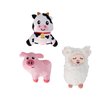 Fringe Studio Plush Dog Toy Set, Needle in The Haystack, Small 3 Piece Set, Pet Shop Collection (662054)