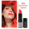 Witch's Pouch Moisturizing Lipstick, S18 Mandarin Red - Long Lasting, Cream Finish Lip Color for Women
