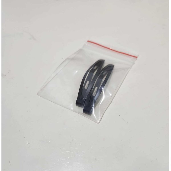 Hair Clips, 2 Pack Black Barrettes Metal Snap Hair Clips