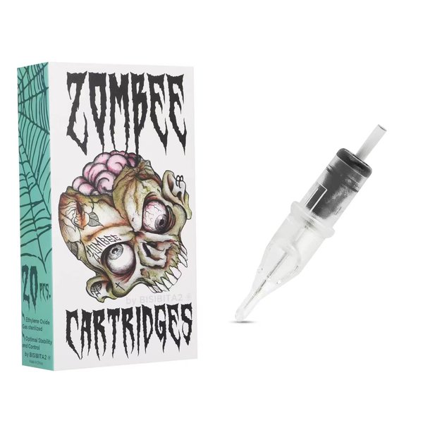 BISIBITA2 Zombee Disposable Tattoo Needle Silicon Cartridge 20Pcs (1214RL)