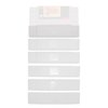 GGG0018 Video Game Cartridge Dust Cover 6 Pack: for Super Nintendo Games (SNES Protector Sleeve Cover or Case)