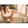 Lavender Oatmeal with Goat Milk Soap Bar (3 Pack), All Natural Handcrafted with Organic Oils. Face and Body Soap for Men, Women and Teens. SLS Free, NO Parabens, Handmade in USA.