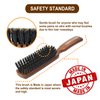 VESS Hair Brush without Pain on Skin: For People with Thin Hair, Sensitive Skin - Specialized for Glossing, Preventing Breakage, Brushing, and Healthy Growth