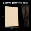 Tattoo Practice Skin - Jconly 20 Sheets 8×6 Double Sides Fake Tattoo Skin, Microblading Eyebrows or lips to practice skin,for Beginners and Experienced Tattoo Artists, Microblading Tattoo Supplies…