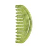 TEONEI Jade Head Comb Massage,Natural Jade Stone Head Therapy Massage Comb,Jade Hair Comb Scalp Massager Comb Scalp Care Massage Tool (3.14X1.57X0.16inch)