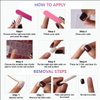 Generic BlingJellyfish Press On Toenails For Women and Girls, Short Square False Nails Glossy Glitter Fake Nails 24PCS (TG6)