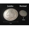Enjoyer Jumbo Copper Morgan Dollar (7cm) Coins Magic Tricks Close Up Magic Stage Illusion Coins Gimmick Magician Accessories