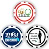 DA VINCI Golf Ball Marker Poker Chip Collection, 11.5 Gram Chips (3-Pack-C)
