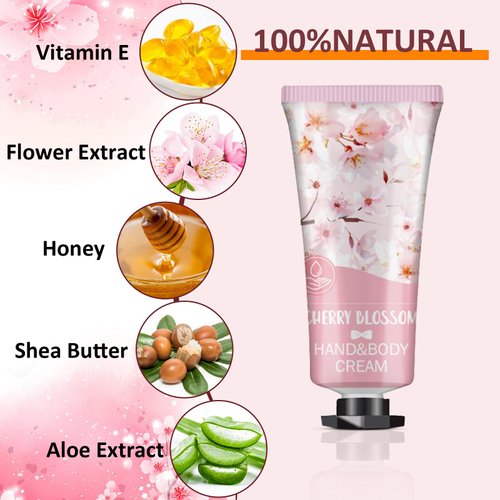 VESPRO 12 Pack Hand Cream Gifts Set For Women, Bulk Hand Lotion Travel Size for Dry Cracked Hands, Mini Hand Lotion for Mother's Day Gifts, Birthday Gifts and Baby Shower Party Favors