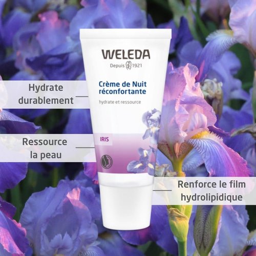 Skin Care-Iris Hydrating Night Cream Weleda 1 oz Cream